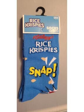 Kellogg's Rice Krispies Snap Crew Socks Blue